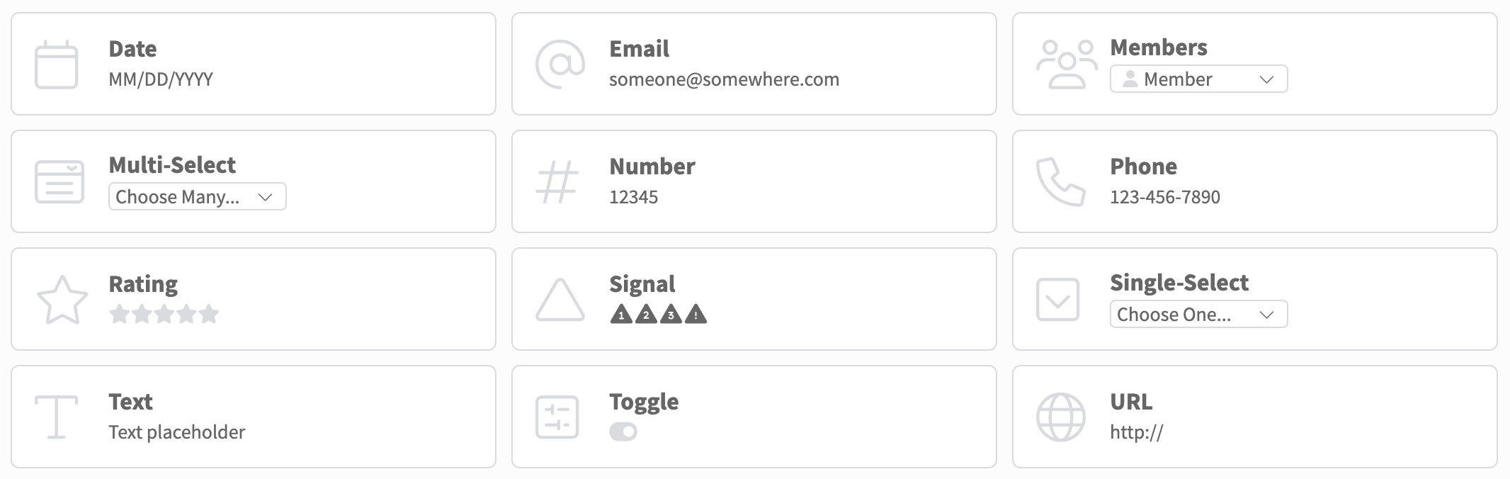 Custom Fields