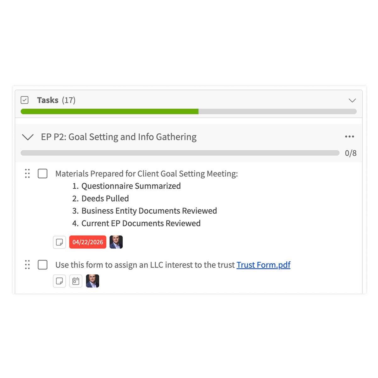 Task Tracking