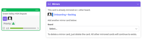 mirror cards